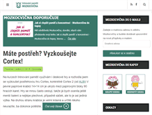 Tablet Screenshot of mozkocvicna.cz